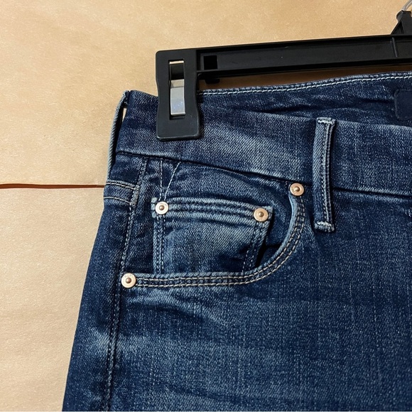 Mother | The Looker Crop On The Edge Jeans Mid Rise Skinny Denim Size 25 - Picture 7 of 15
